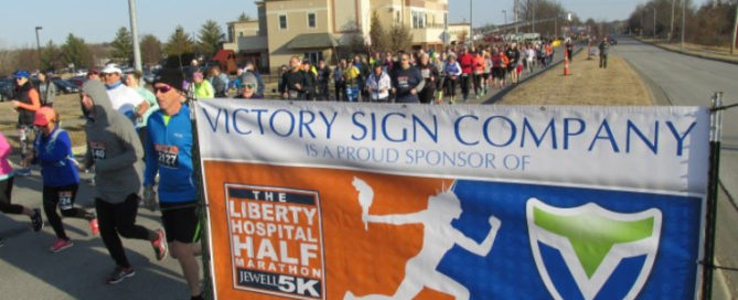 sponsorship banners by victory sign company